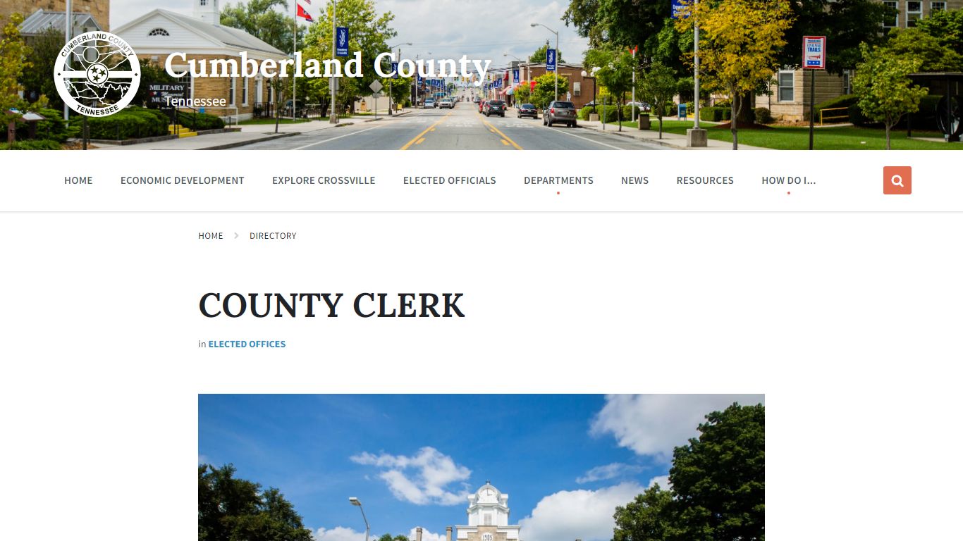 COUNTY CLERK – Cumberland County - Tennessee